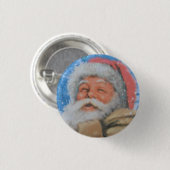 Button met kerstman (Voorkant /achterkant)
