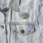 Button met kerstman (In situ)