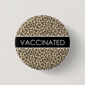 Button met leopardvaccinatie (Voorkant)