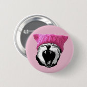 Button met poesjes en petten (Voorkant /achterkant)