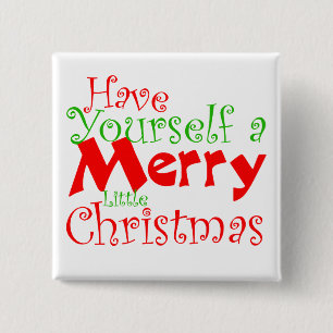 Button met prettige kerstfeestdagen