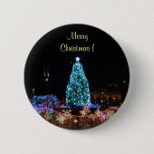 Button met prettige kerstverlichting (Voorkant)