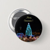 Button met prettige kerstverlichting (Voorkant /achterkant)