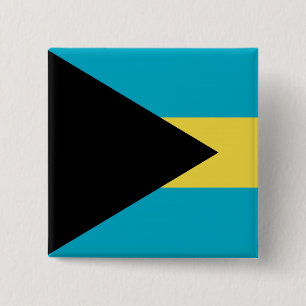 Button met vlag van Bahama's