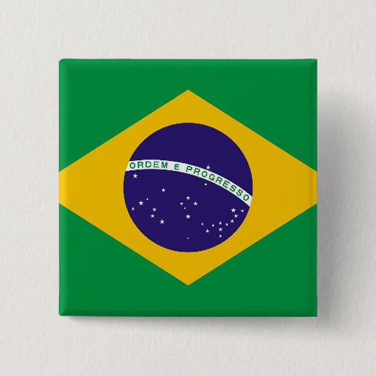 Button met vlag van Brazilië (Voorkant)