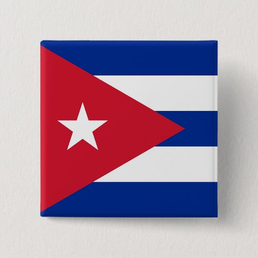 Button met vlag van Cuba (Voorkant)