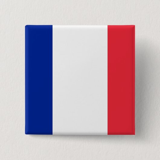 Button met vlag van Frankrijk (Voorkant)