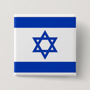Button met vlag van Israël