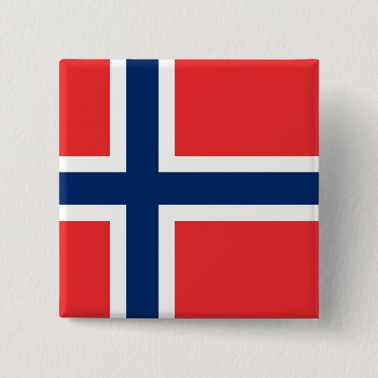 Button met vlag van Noorwegen (Voorkant)