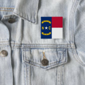 Button met vlag van North Carolina (In situ)