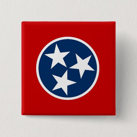 Button met vlag van Tennessee (Voorkant)