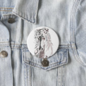 Button met witte paarden (In situ)