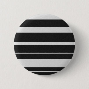 Button met zwarte en witte streping