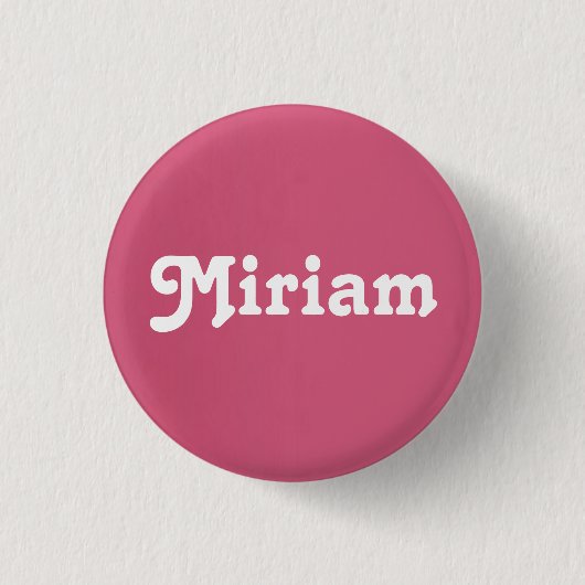 Button Miriam (Voorkant)