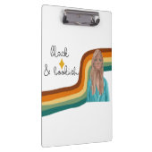 Button Mok zwart-wit en koekjesretro Klembord (Rechts)