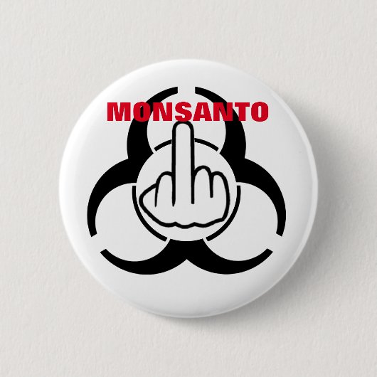 Button Monsanto Bio Hazard Flip (Voorkant)