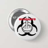 Button Monsanto Bio Hazard Flip (Voorkant /achterkant)