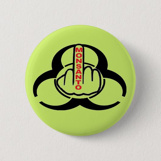 Button Monsanto Bio Hazard Flip (Voorkant)