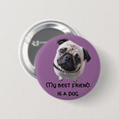 Button "Mops" (Voorkant /achterkant)