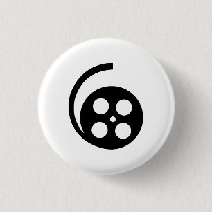 Button Movie Reel Pictogram