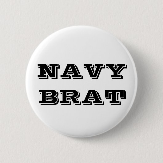 Button Navy Brat (Voorkant)