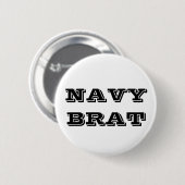 Button Navy Brat (Voorkant /achterkant)