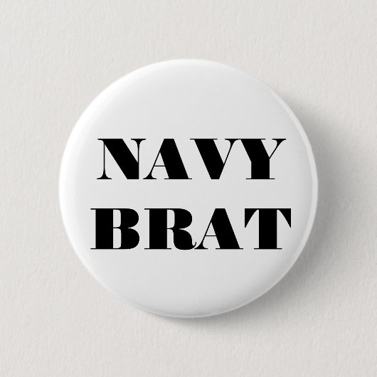 Button Navy Brat (Voorkant)