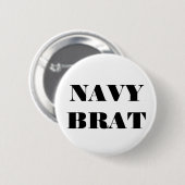 Button Navy Brat (Voorkant /achterkant)