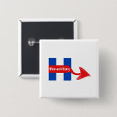 Button Nooit Hillary (Voorkant /achterkant)