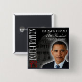 Button Obama Inauguration 2013 (Voorkant /achterkant)
