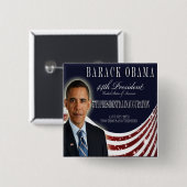 Button Obama Inauguration 2013 (Voorkant /achterkant)