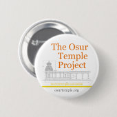 Button om het Osur Temple Project te promoten (Voorkant /achterkant)