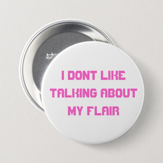 Button omhoog en sla de flair over (Voorkant /achterkant)