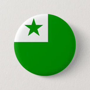 Button onder Esperanto-vlag