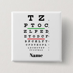 Button Ooggrafiek Optometrist Name