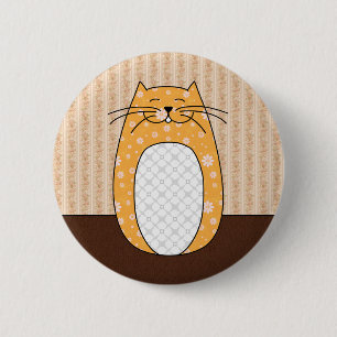 Button "Oranje kat"