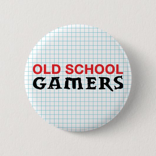 Button Oude schoolgamers (Voorkant)