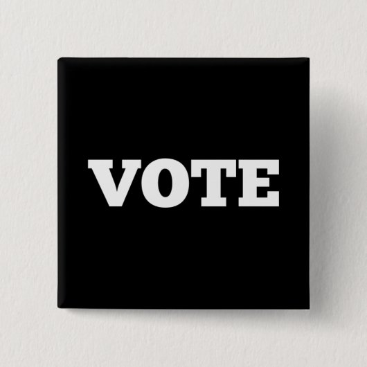 Button over de zwarte achtergrond (Voorkant)