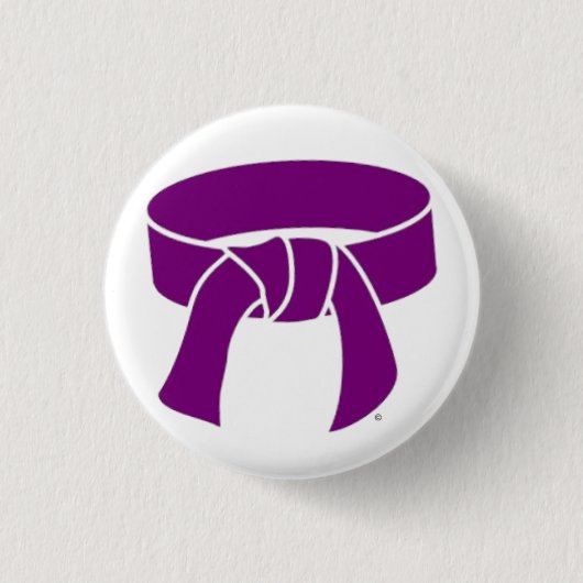 Button Paarse gordel (Voorkant)
