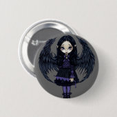 Button "Paarse papierkunst" (Voorkant /achterkant)