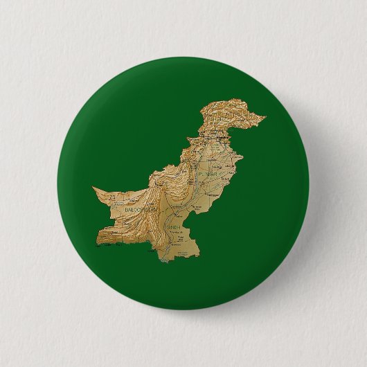 Button Pakistaanse kaart (Voorkant)