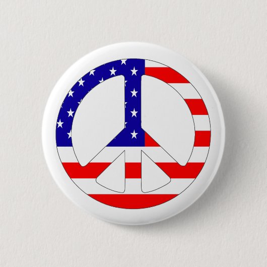Button Pin Badge voor Amerikaanse vlag (Voorkant)