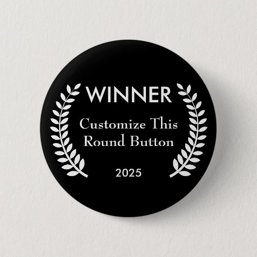 Button Pin: Custom Film Festival Winner Laurels (Voorkant)