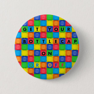Button/pin met Fun Bottlecap-ontwerp Ronde Button 5,7 Cm