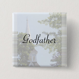 Button/pin van de vader vierkante button 5,1 cm
