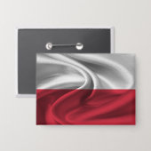 Button Poolse vlag (Voorkant / Achterkant)