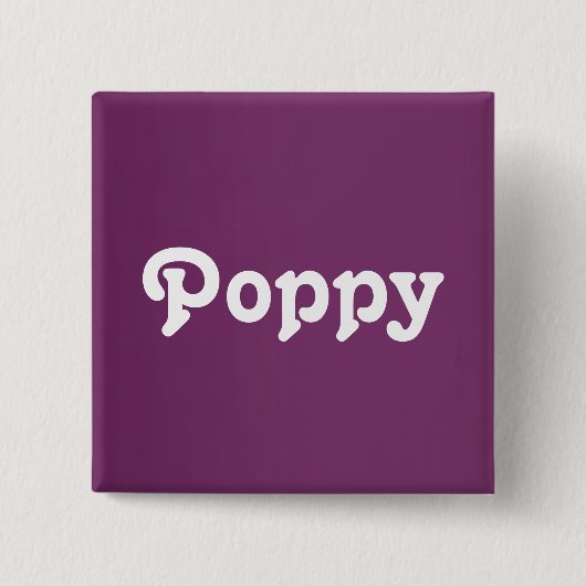Button Poppy (Voorkant)