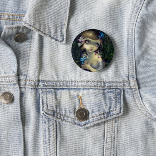 Button "Portret van Ophelia" (In situ)
