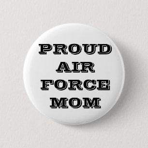 Button Proud Air Force mama