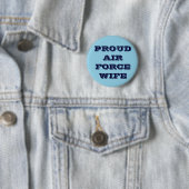 Button Proud Air Force Wife (In situ)